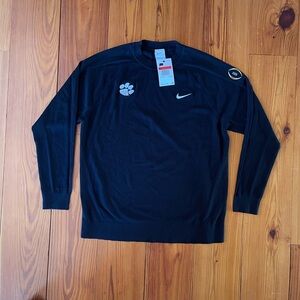 Nike Clemson Football CFP Playoff Golf Sweater Pullover - Men’s Size L - NWT!